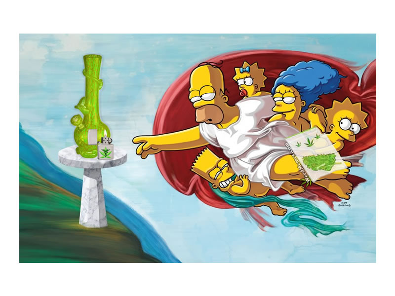 Homer Simpson Weed Memes Creation Of Bong Rips Marijuana Cartoons