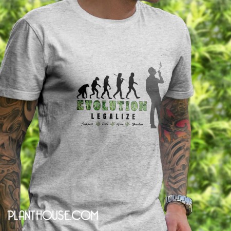 Evolution Legalize Marijuana T Shirt
