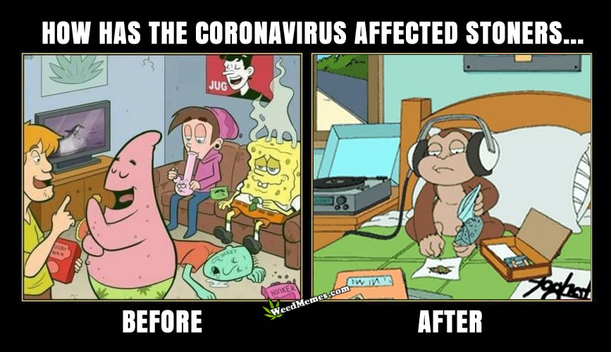 How Is The Coronavirus Affecting Stoners Weed Memes Weed Memes